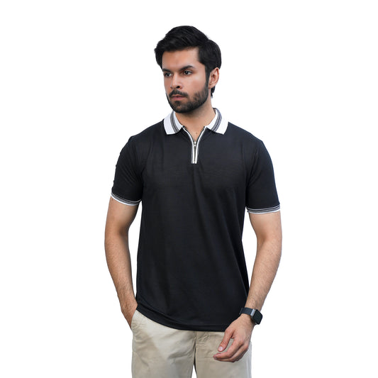 Blackout-Zip-Up-Textured-Polo